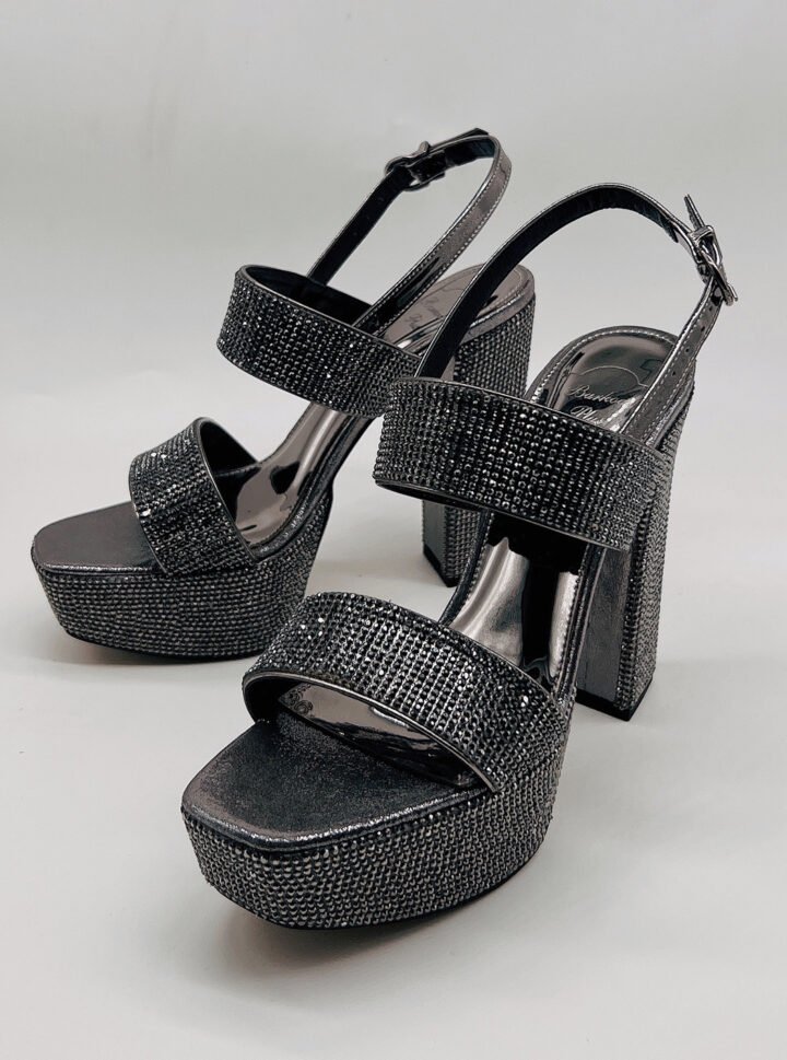 franco banetti tiyara heels dark grey