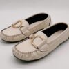 franco banetti mokasina flat beige