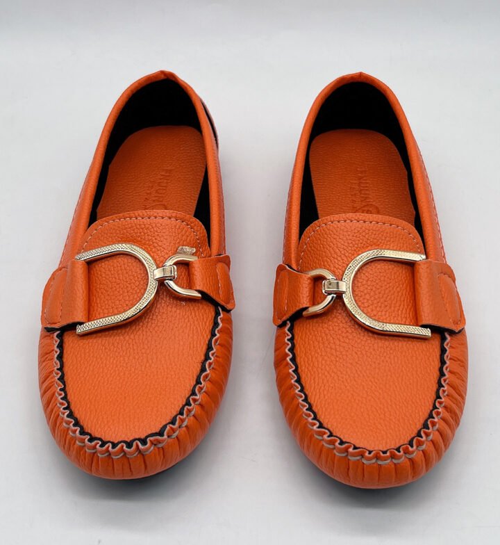 franco banetti mokasina flat orange