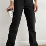 franco banetti palazzo jeans black