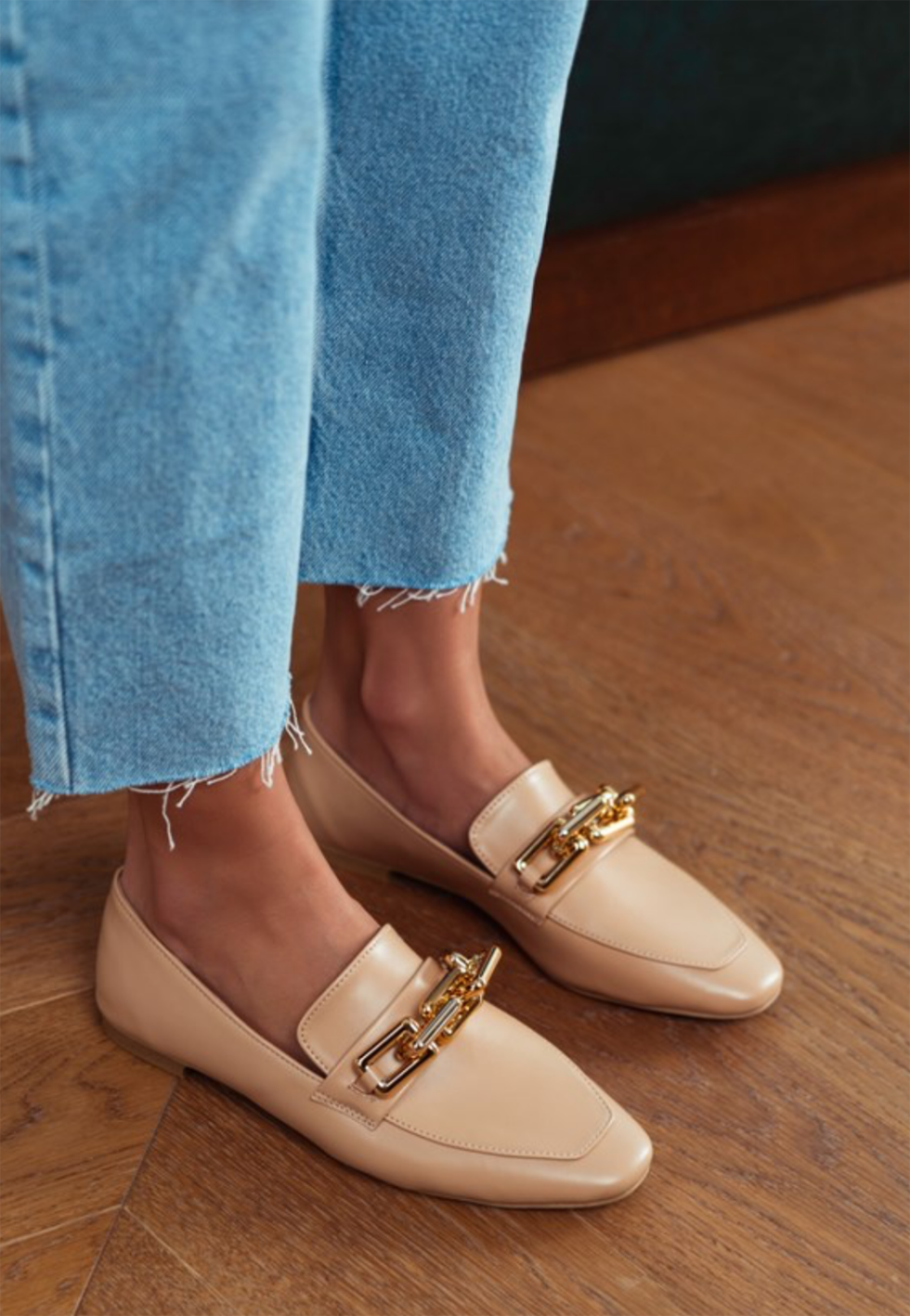 franco banetti angel flat ballerine beige