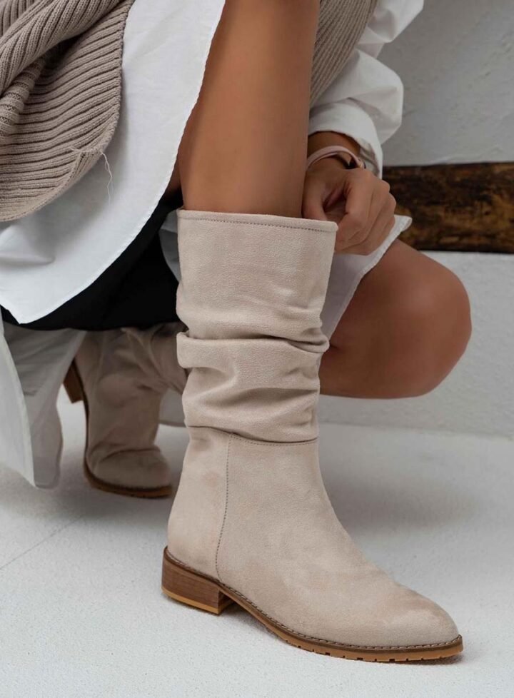 franco banetti taboo boots beige