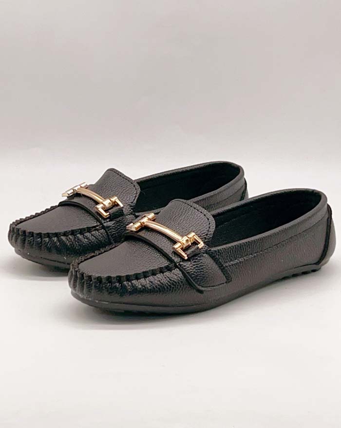 franco banetti Mokasin flat 5 black