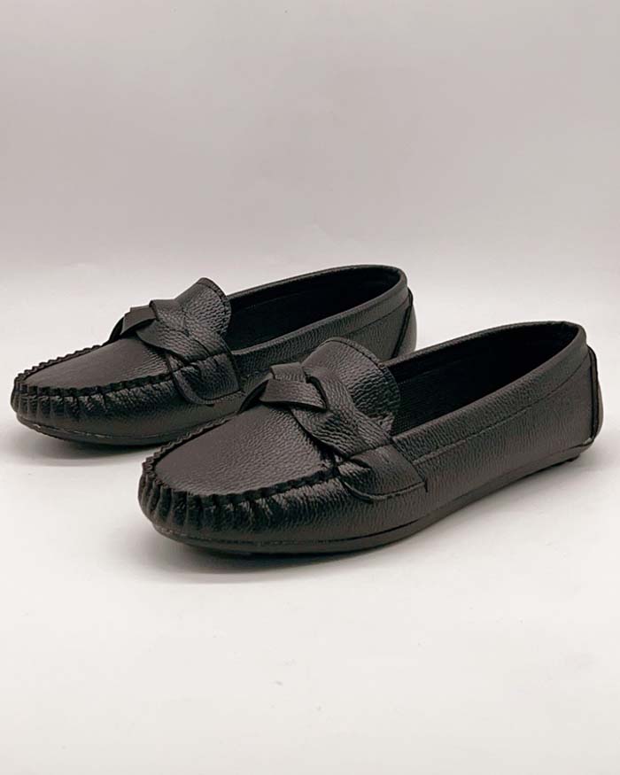 franco banetti mokasina flat 2 black