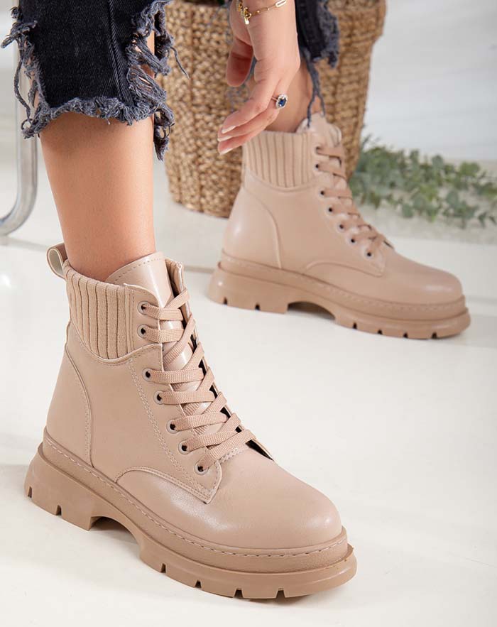 franco banetti trina boots beige