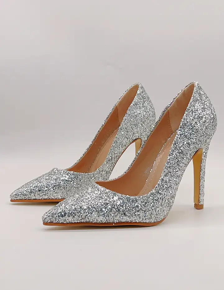 franco banetti cyntia pump silver