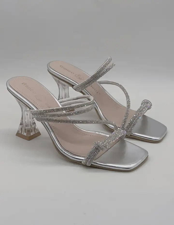 franco banetti evelyn heels silver