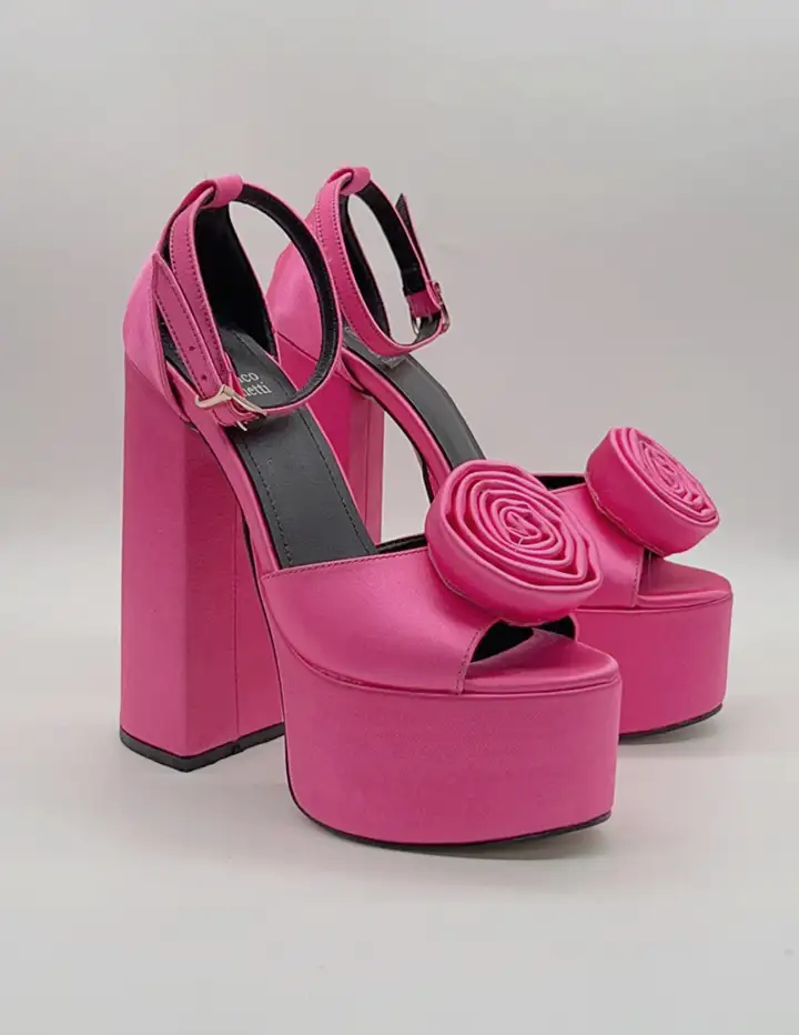 franco banetti olivia sandals fushia