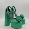 franco banetti olivia sandals green