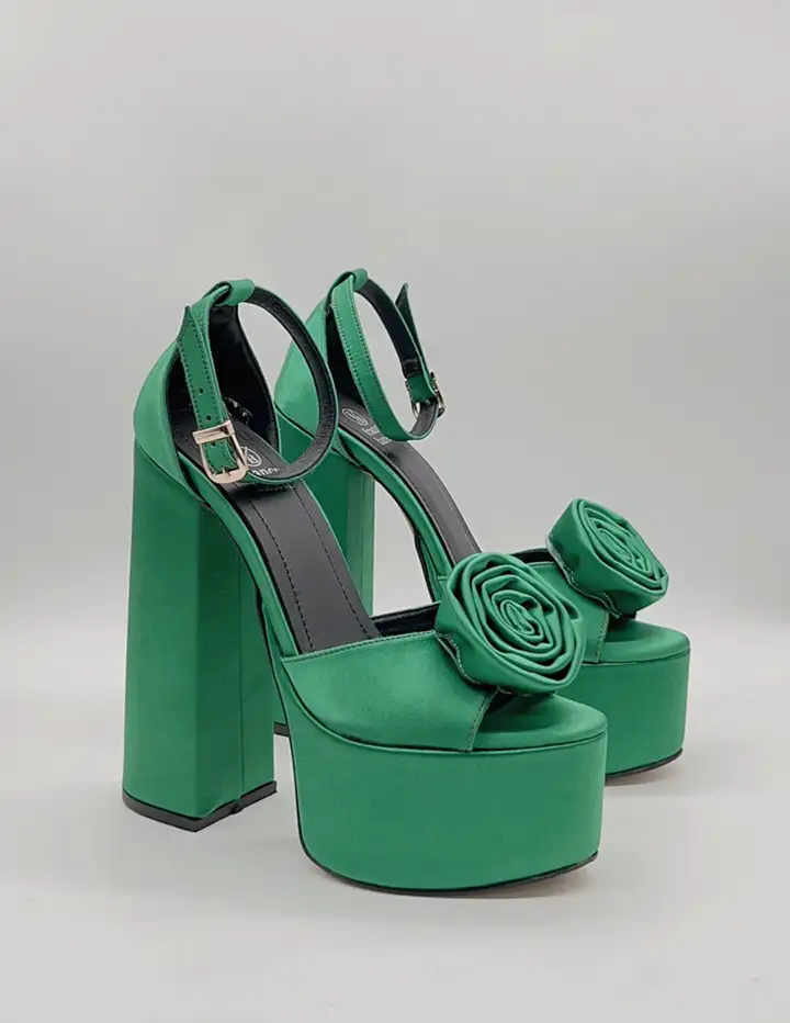 franco banetti olivia sandals green