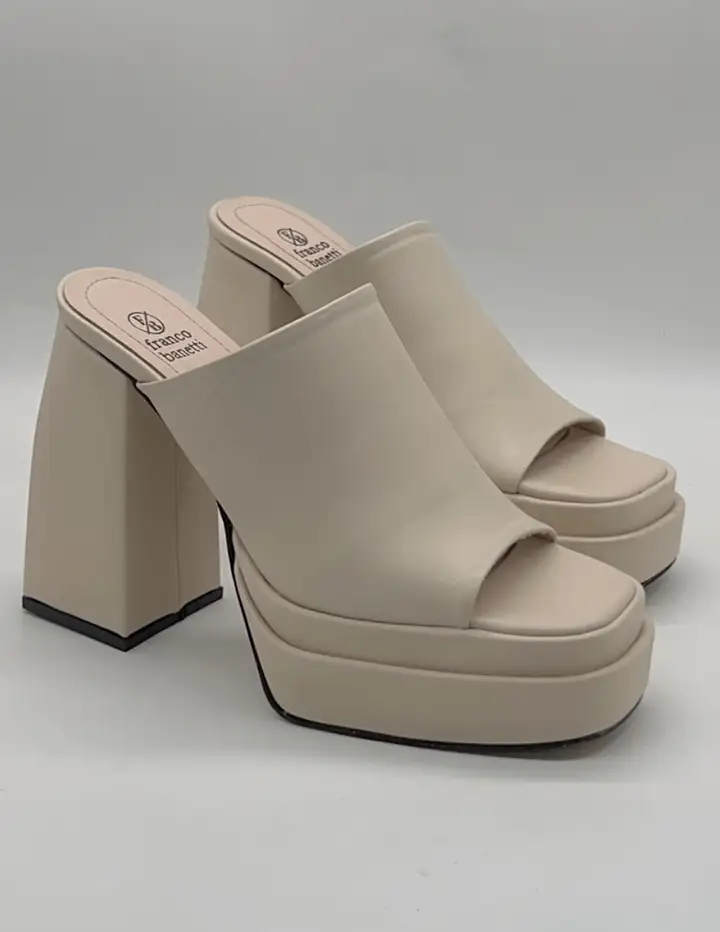 franco banetti santana heels beige