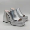 franco banetti santana heels silver