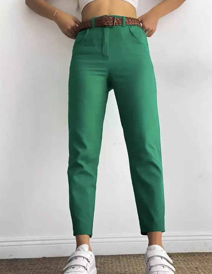 Franco Banetti lazy pant green