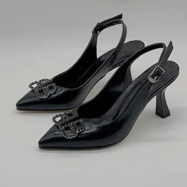 franco banetti maria sandals black