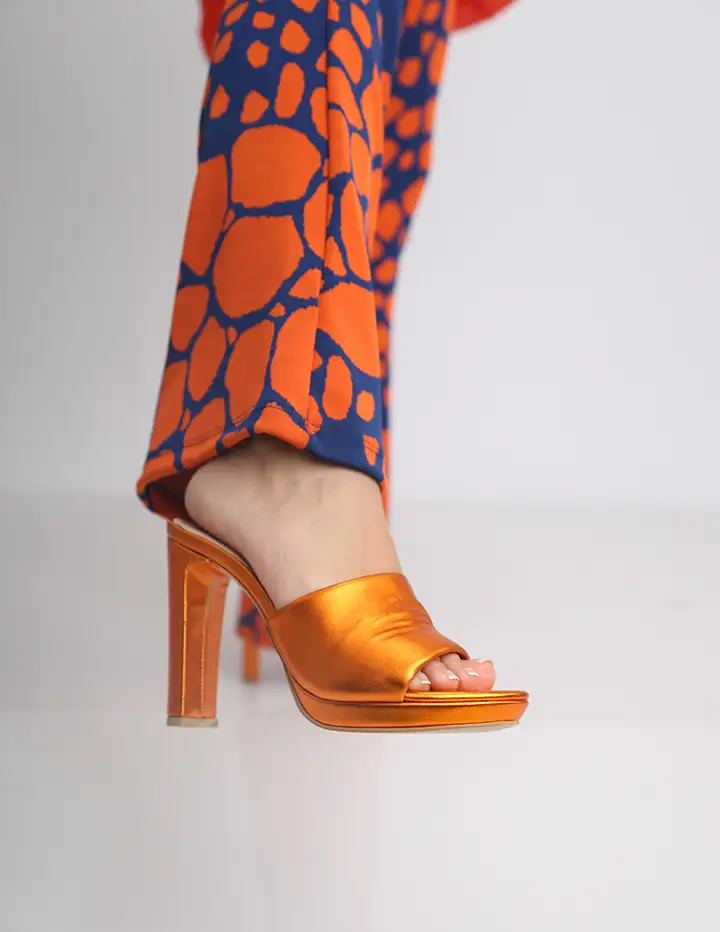 franco banetti sonia heels orange pro