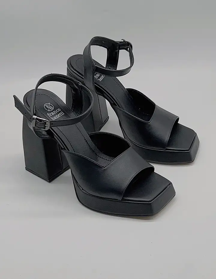 franco banetti steve sandals black