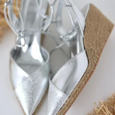 franco banetti ivana sandal silver