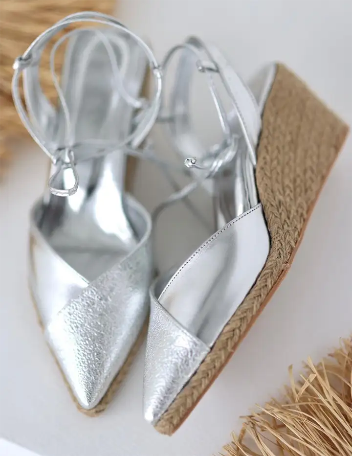 franco banetti ivana sandal silver