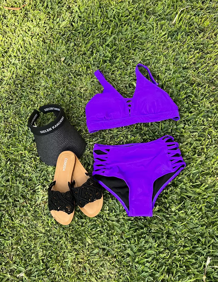 Franco Banetti vela swimwear purple
