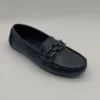 franco banetti Moccasin flat 6 black