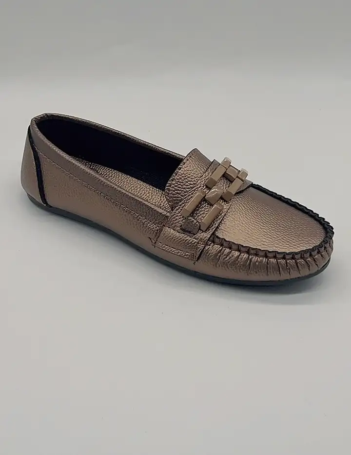 franco banetti Moccasin flat 6 bronz