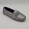 franco banetti Moccasin flat 6 silver