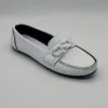 franco banetti Moccasin flat 6 white