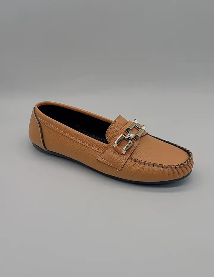 franco banetti Moccasin flat 6 yellow