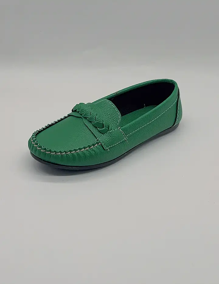 franco banetti Moccasin flat 8 green