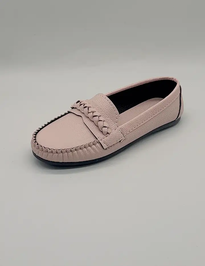 franco banetti Moccasin flat 8 pink