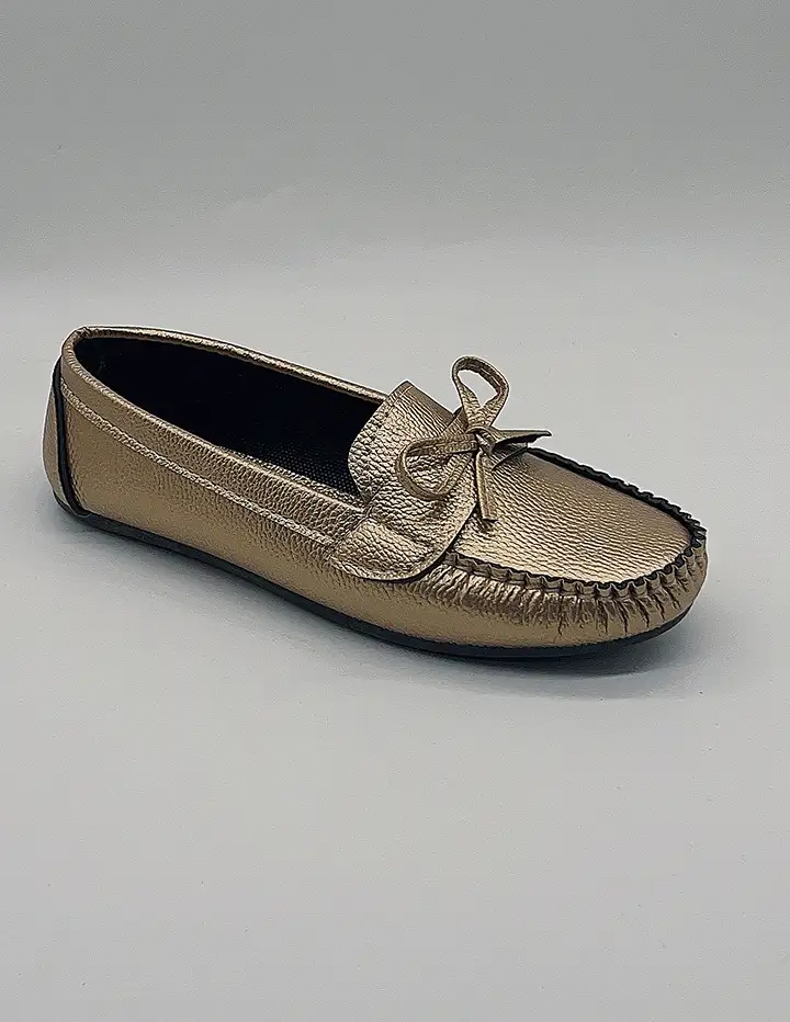 franco banetti Moccasin flat 7 gold