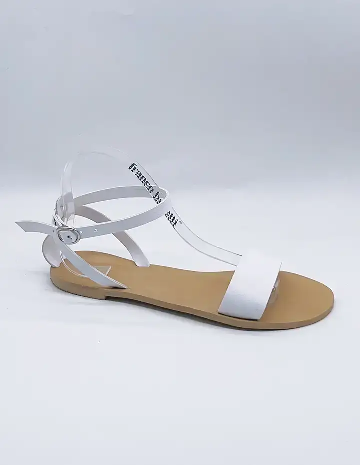 franco banetti Arzo sandal white