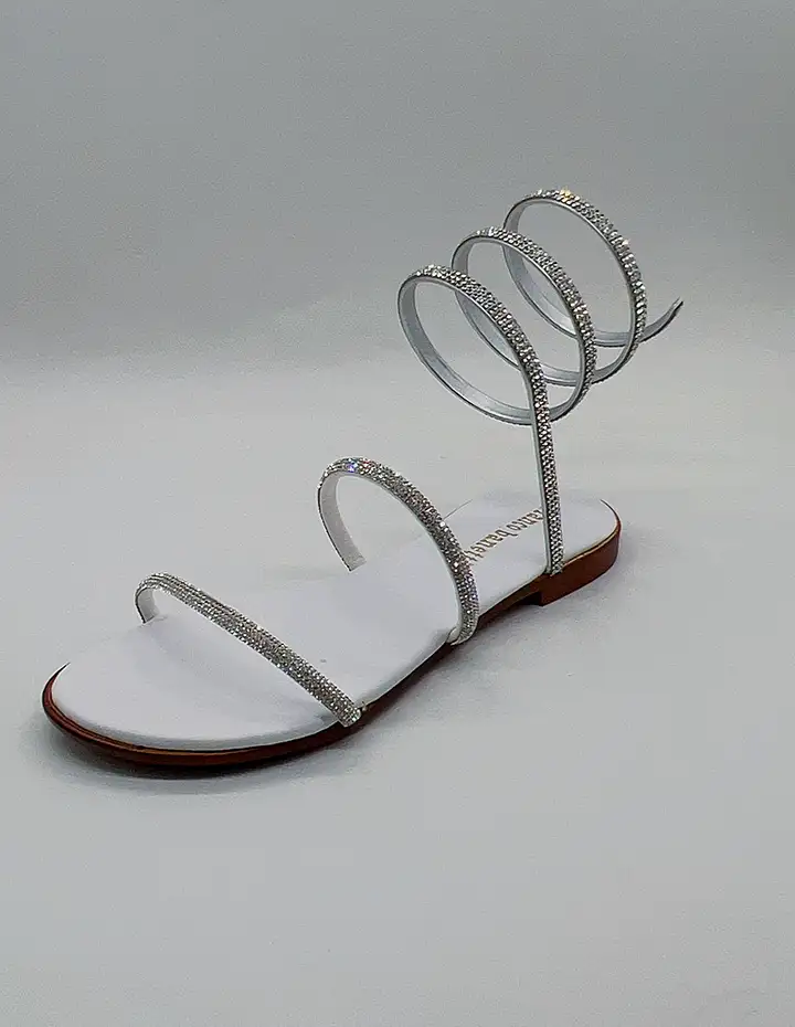 franco banetti Narcisa Sandal white