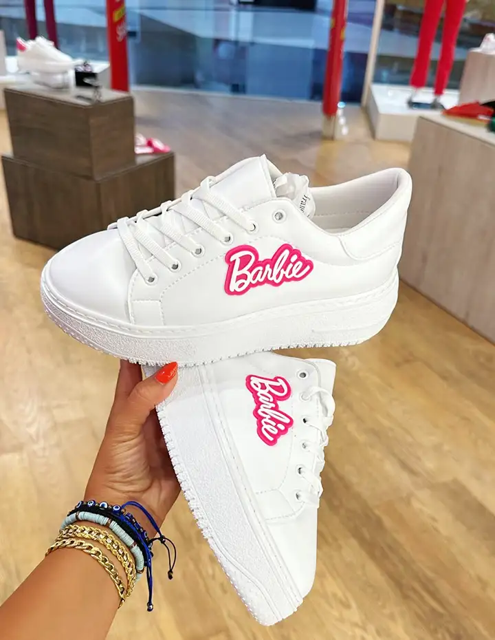 franco banetti barbie 2 sneakers white