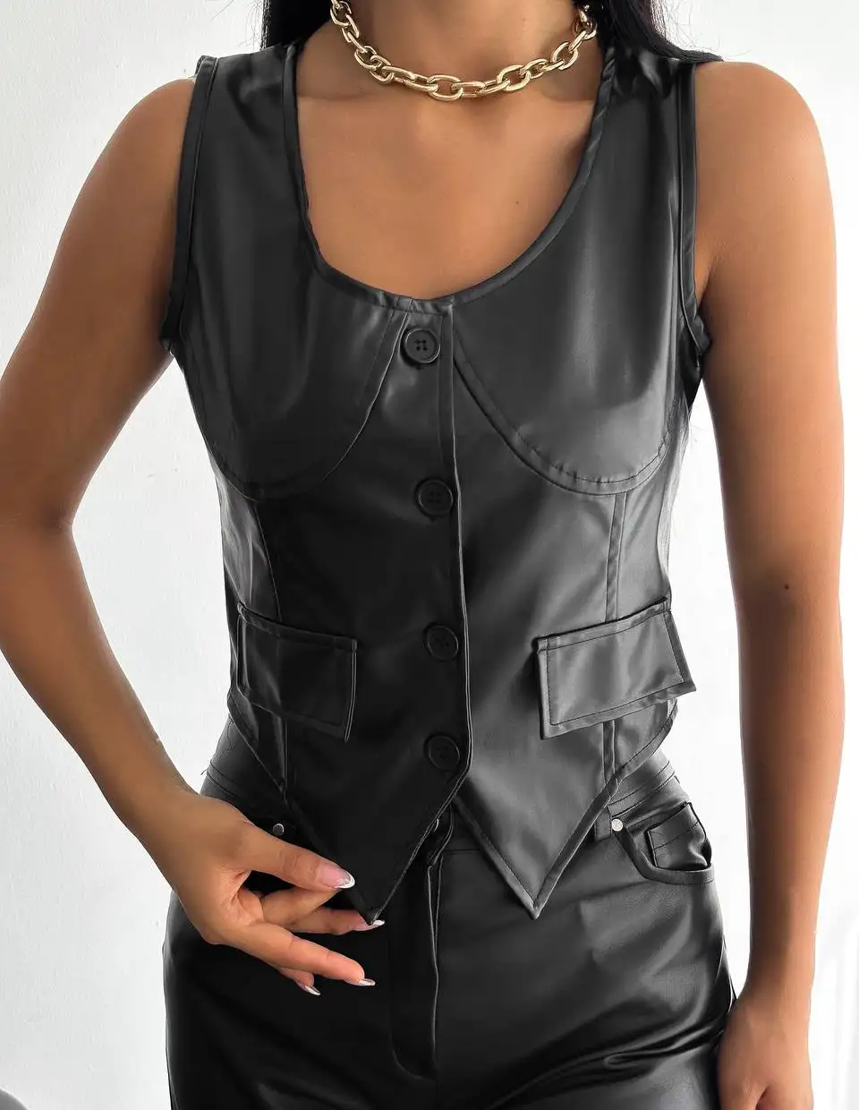 franco banetti viky vest black 1