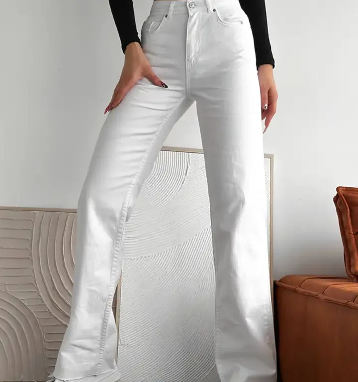 Franco Banetti Beyaz Jeans White