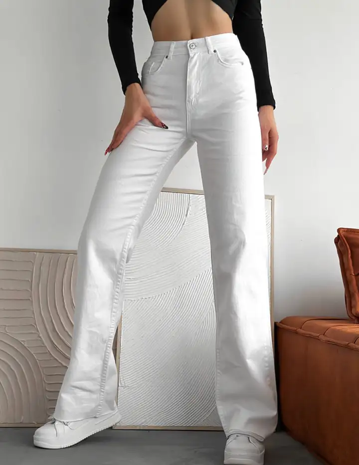 Franco Banetti Beyaz Jeans White