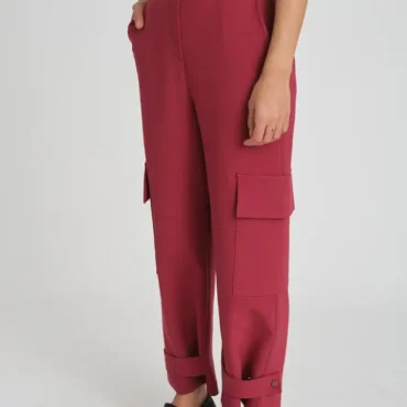 Franco Banetti Cargo Pants Bordo