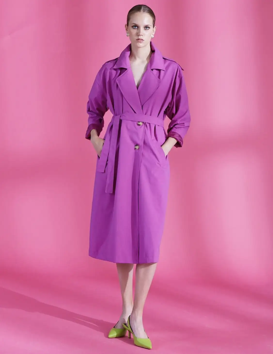 Franco Banetti Funky Coat Purple