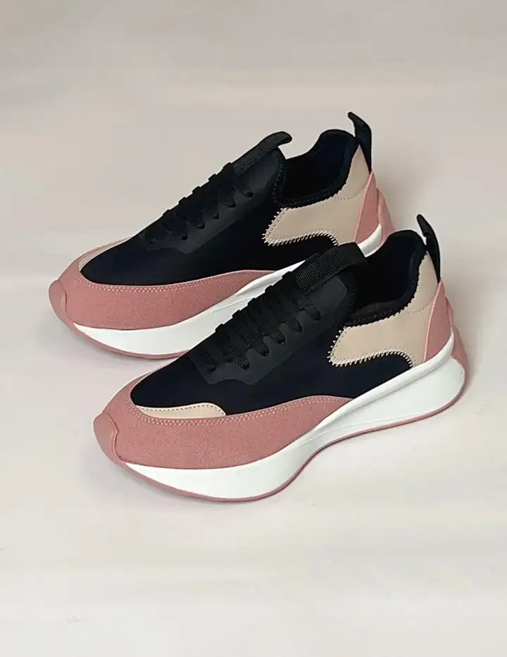 Franco Banetti Trenton Sneakers Black pink