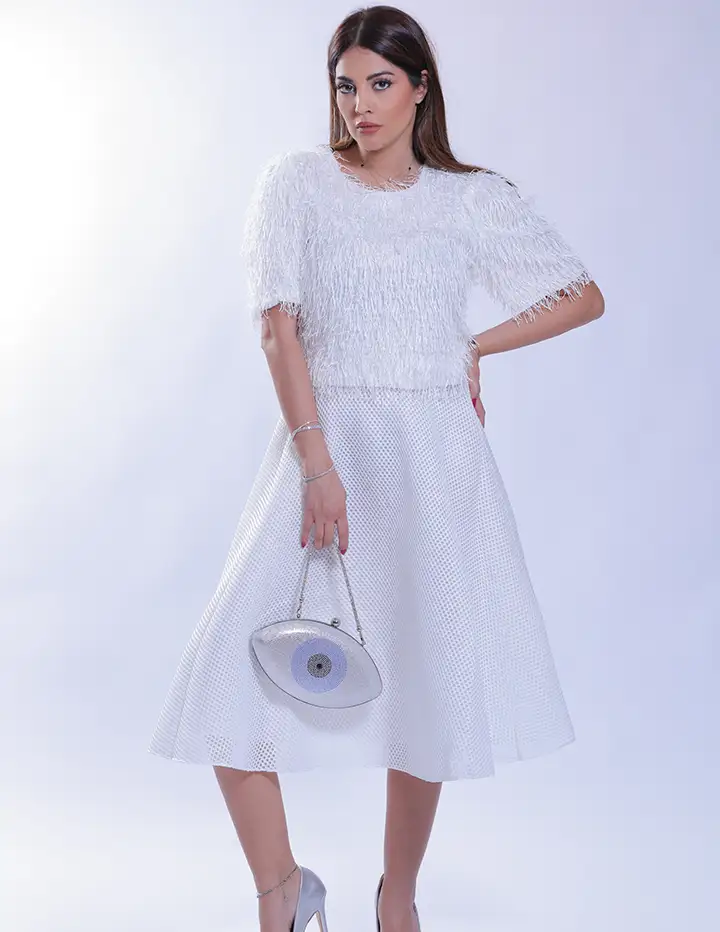 Franco Banetti Aytos Skirt White