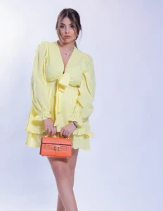 Franco Banetti Lem Dress Yellow