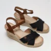 Franco Banetti Stende Sandal Black