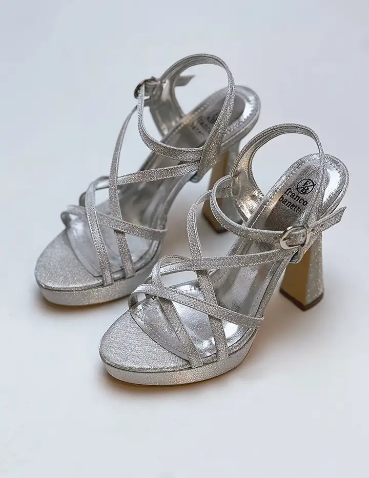 Franco Banetti Brena Sandal Silver