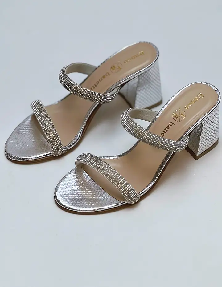 Franco Banetti Louthia Heels Silver