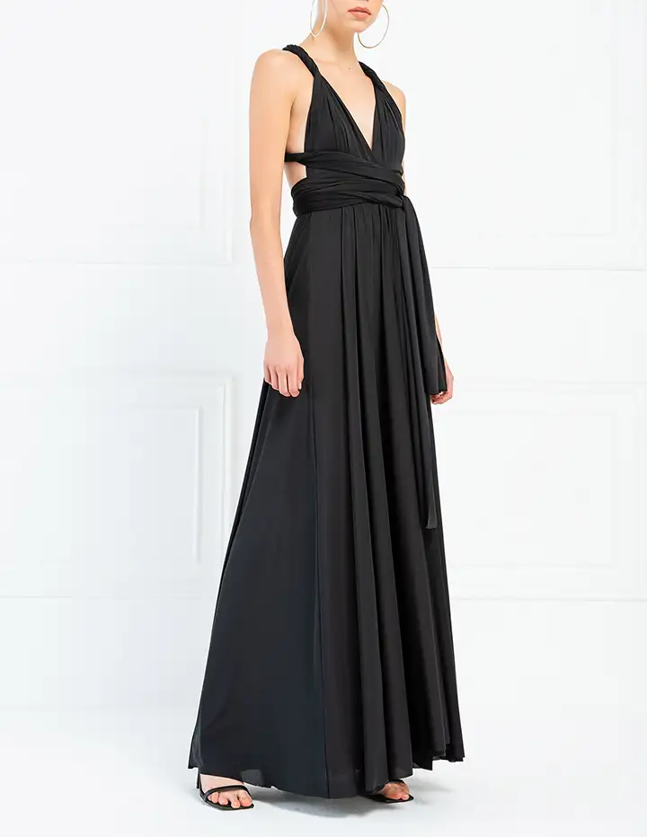 Franco Banetti V Dress Black 1