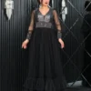 Celebrities Asma Dress Black 1