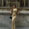 Franco Banetti Goldy Dress Gold 2