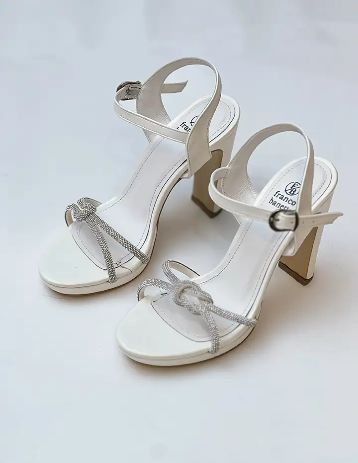 Franco Banetti Lip Sandal White