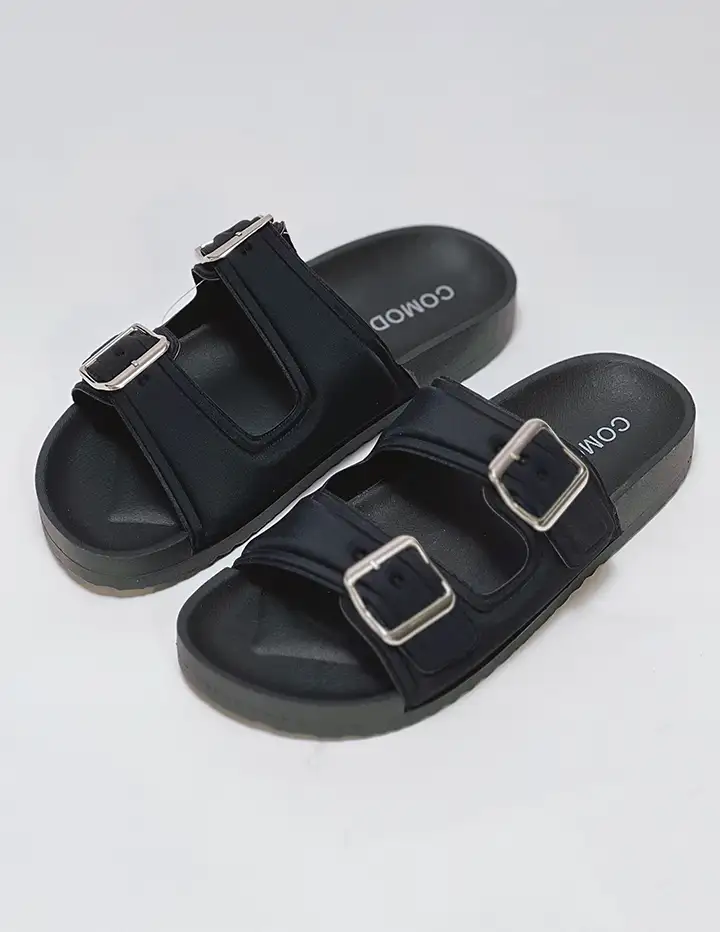 Franco Banetti Mana Slipper Black